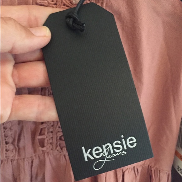 Kenzie Lace/Bell Sleeve Dusty Pink Top NWT 🌸C5 - Picture 5 of 8